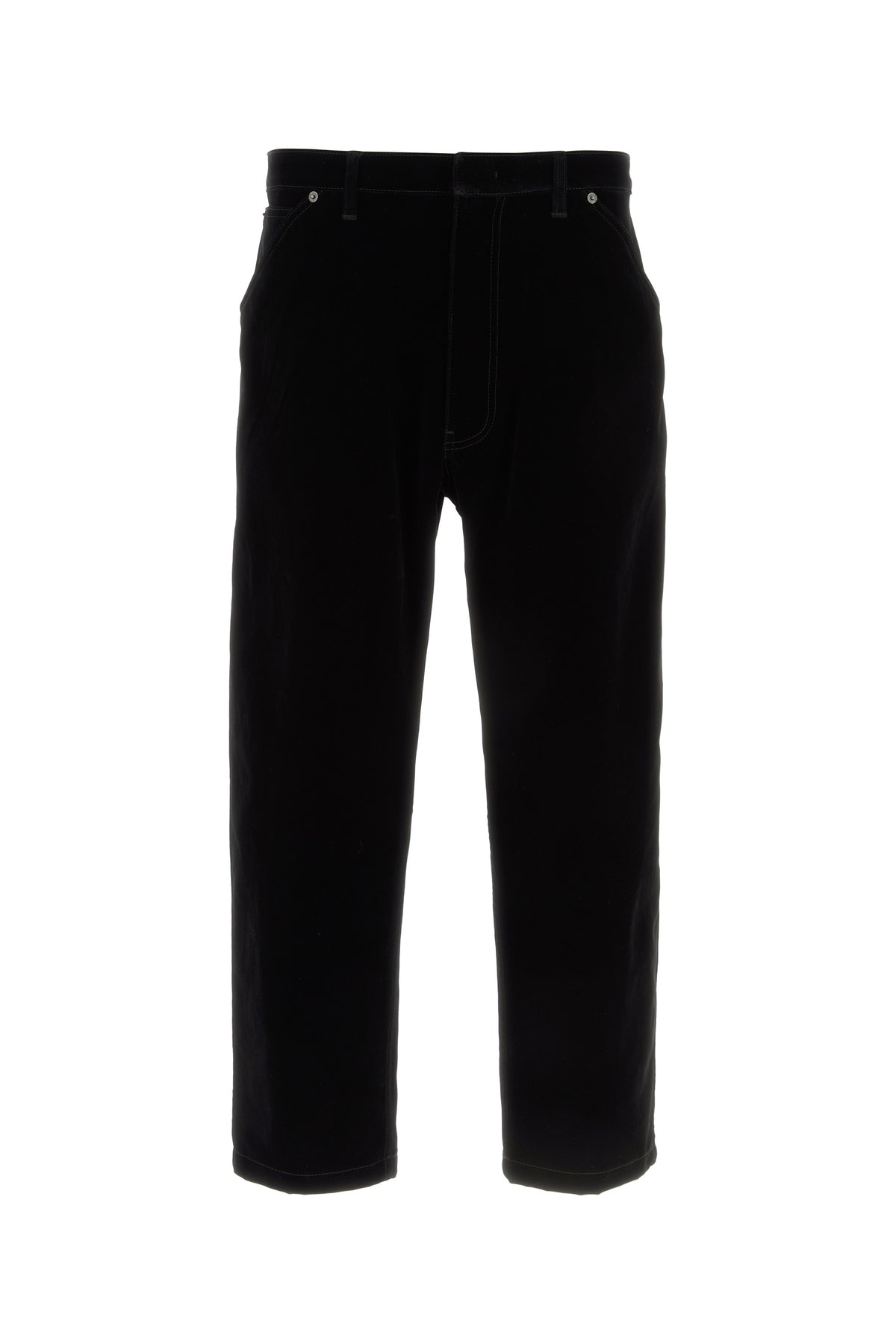 Prada Pantalone in velvet denim nero