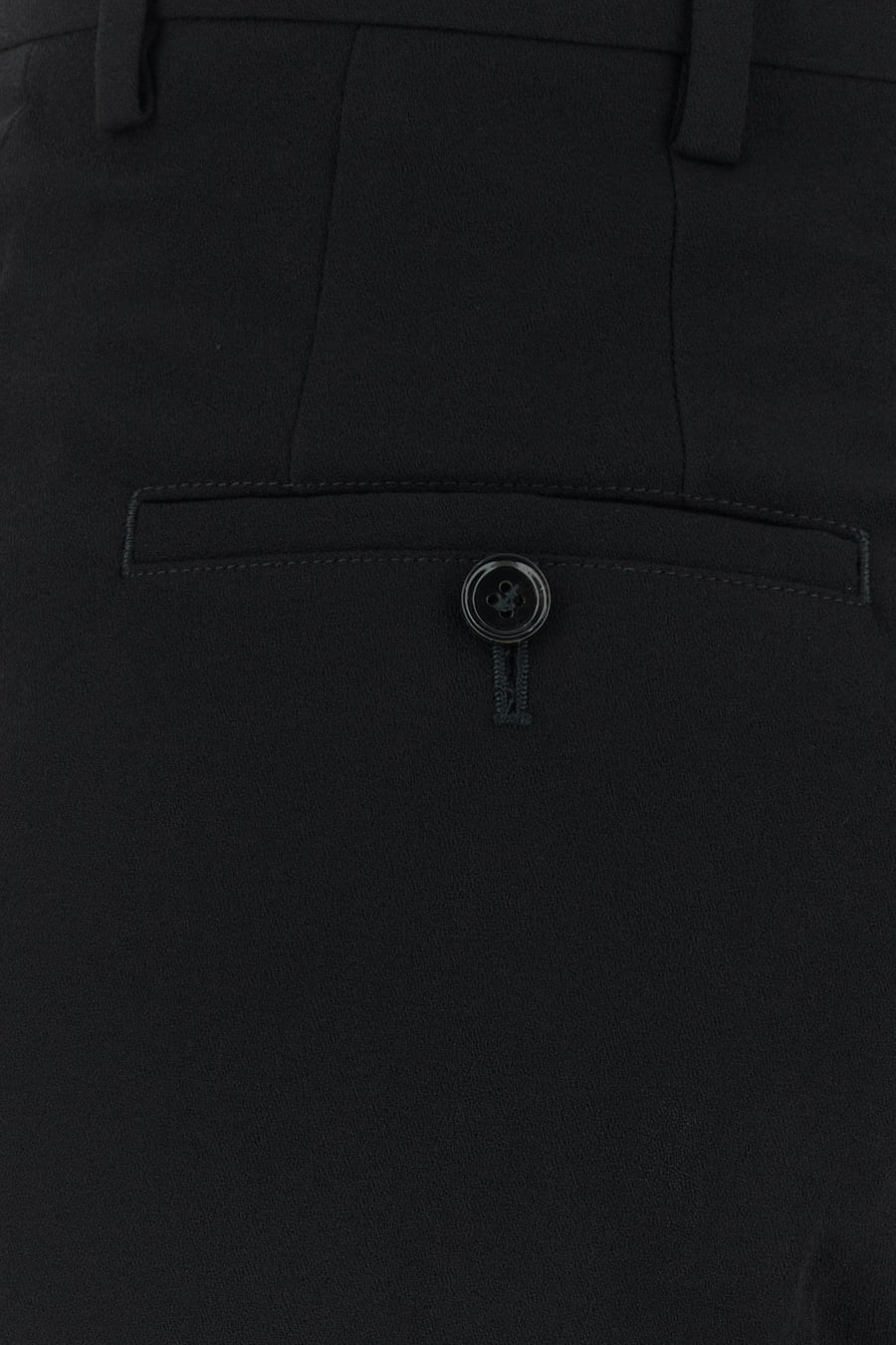 AMI Pantalone in lana nera, view 3