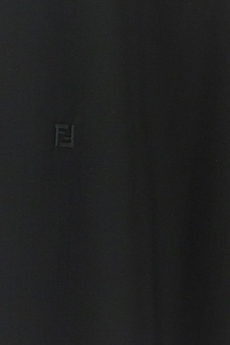 Fendi Camicia in lana nera, view 3