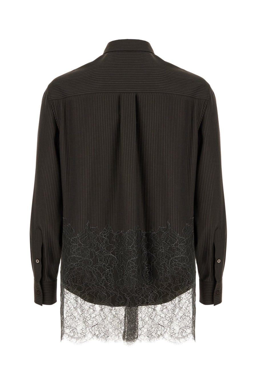 Fendi Camicia in lana ricamata, view 2