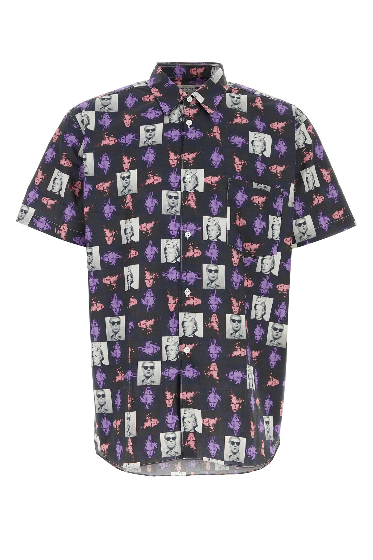 COMME DES GARCONS Camicia in popeline stampato