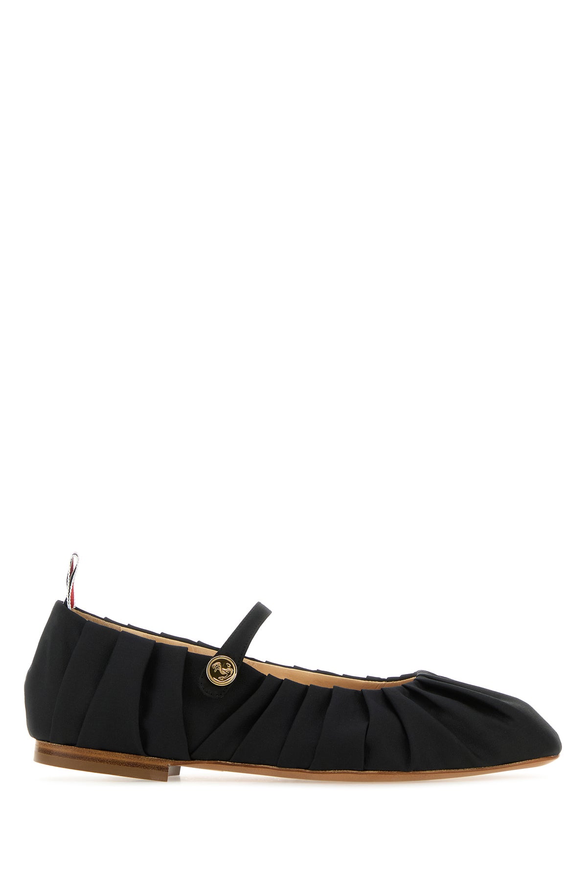 Thom Browne Ballerine John in tessuto nero