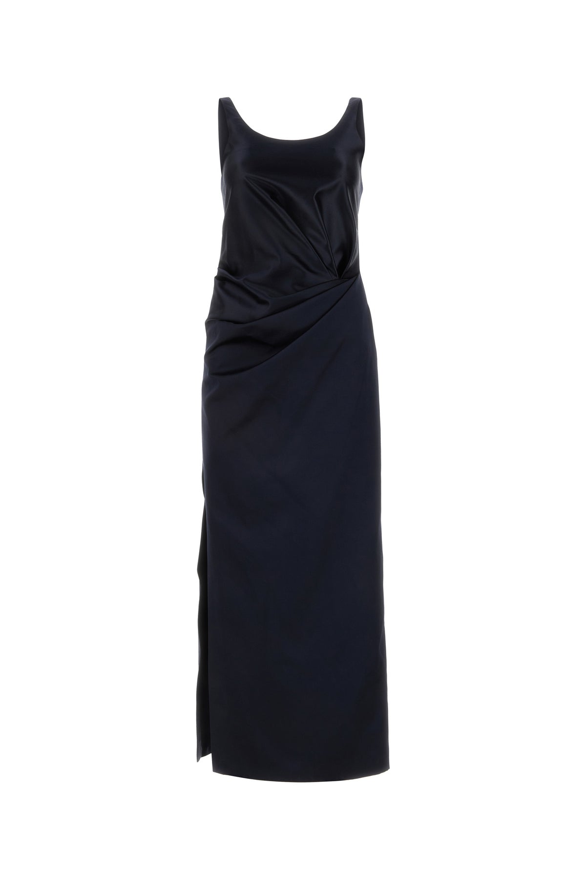 Fendi Abito in raso blu notte