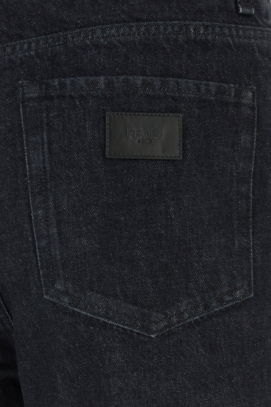 Fendi Jeans in denim nero, view 3