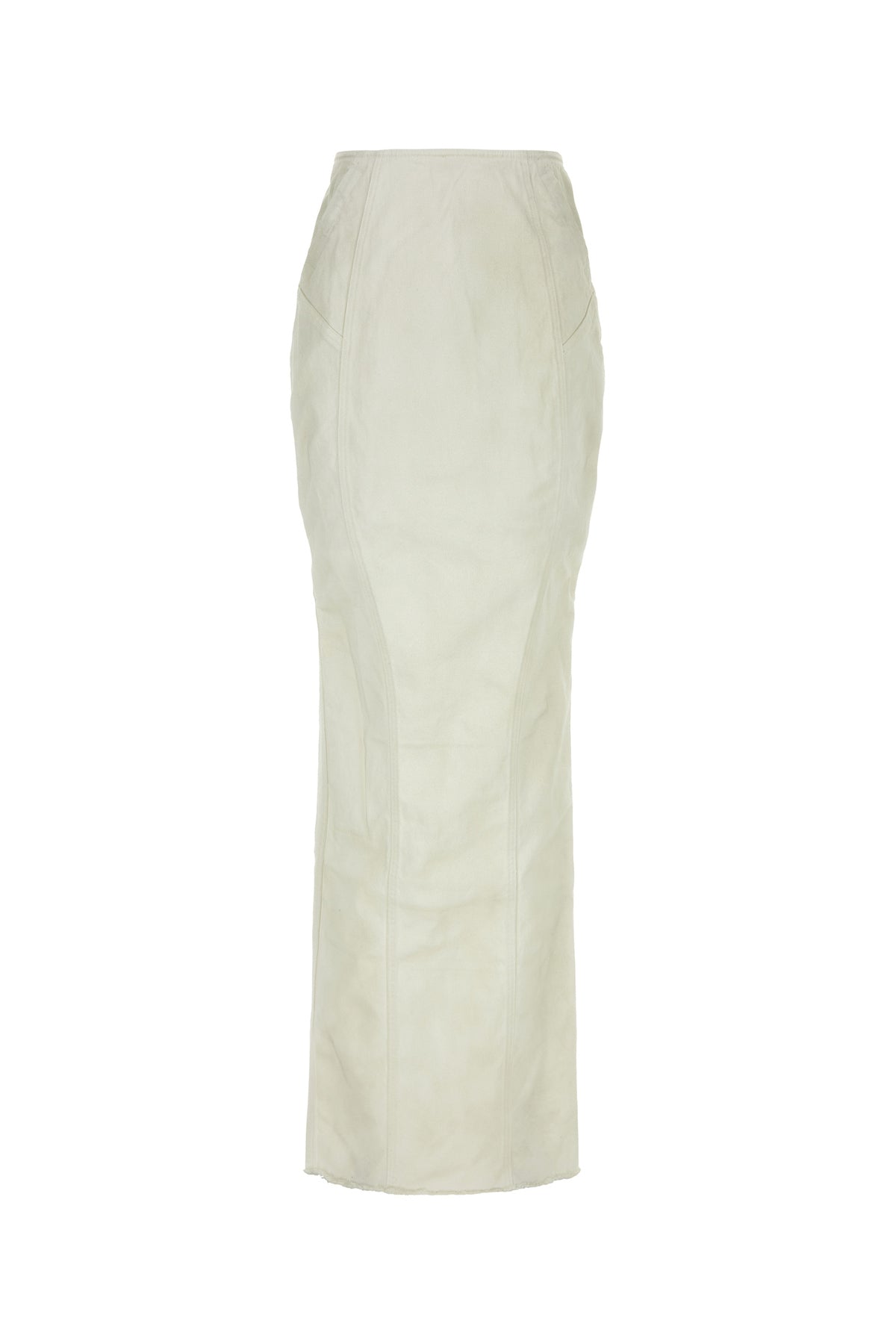 Entire Studios Gonna Channel in denim stretch bianco