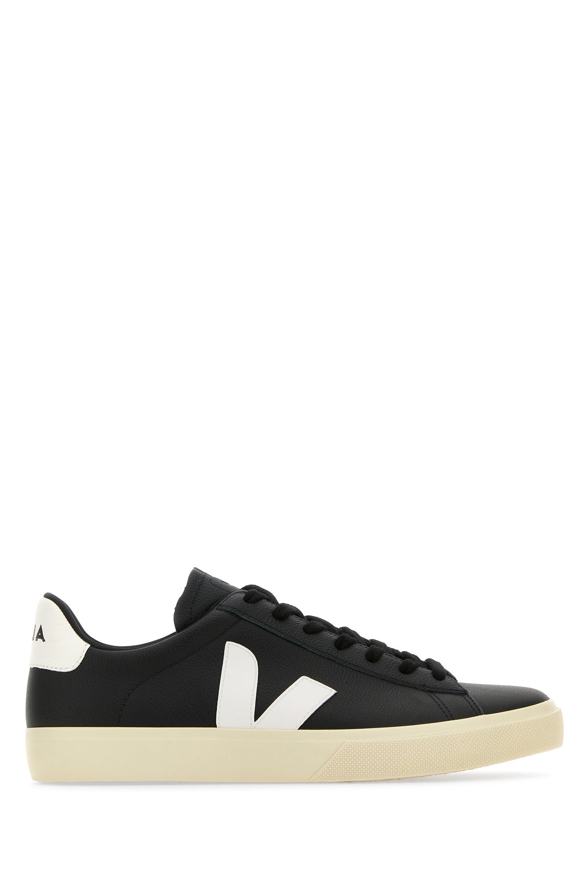 VEJA Sneakers Campo in pelle chromefree nera