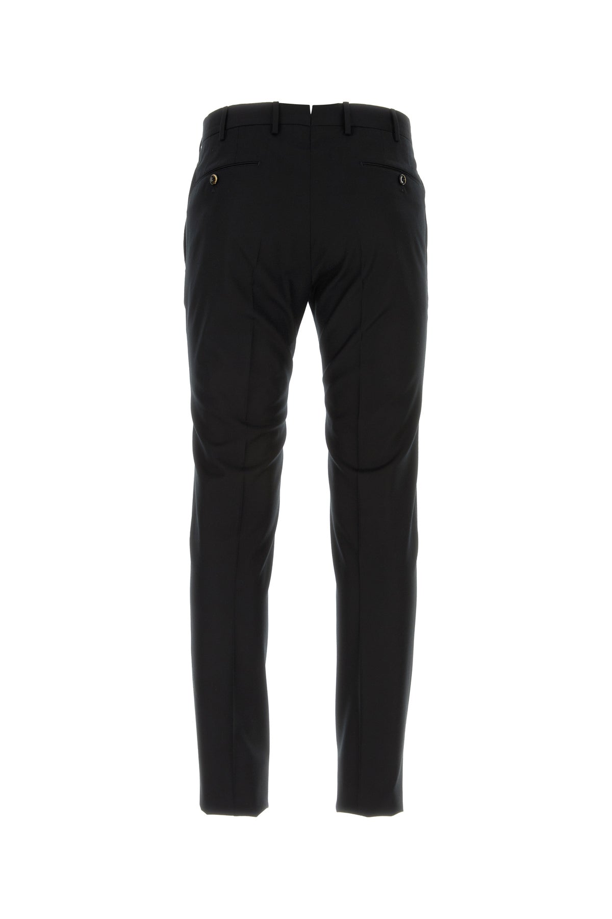 PT Torino Pantalone in lana stretch nera, view 2