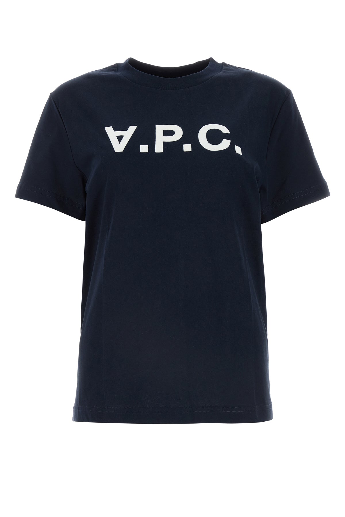 A.P.C. T-shirt in cotone blu notte