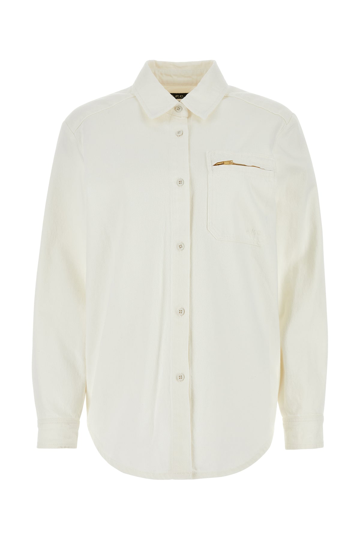 A.P.C. Camicia Tina in denim bianco