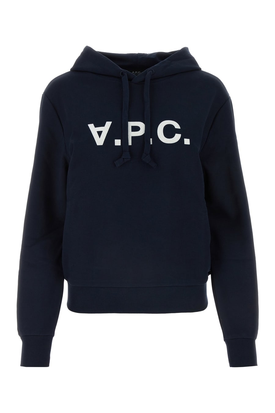 A.P.C. Felpa in cotone blu notte