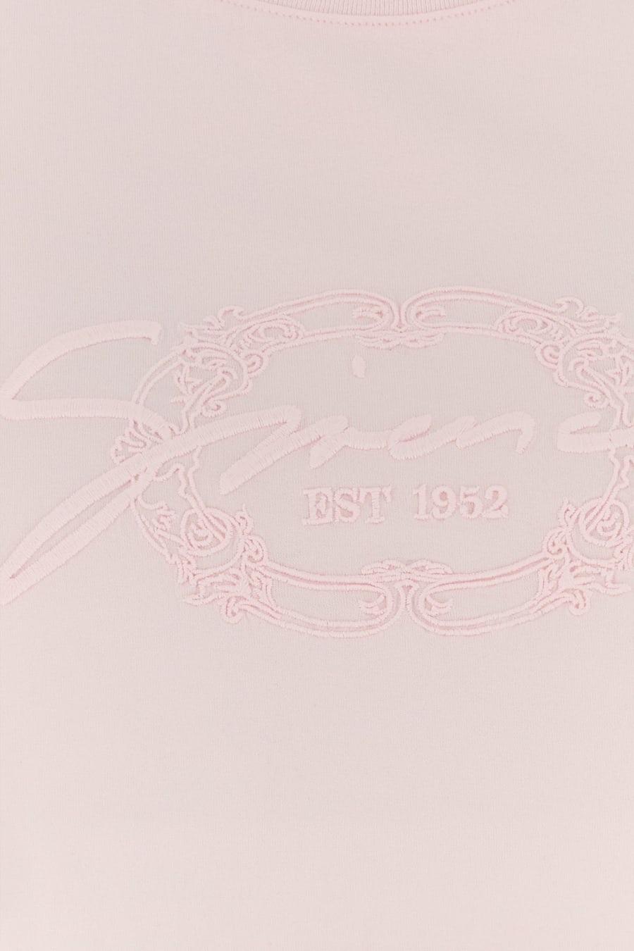 Givenchy Crop-top in cotone rosa pastello, view 3