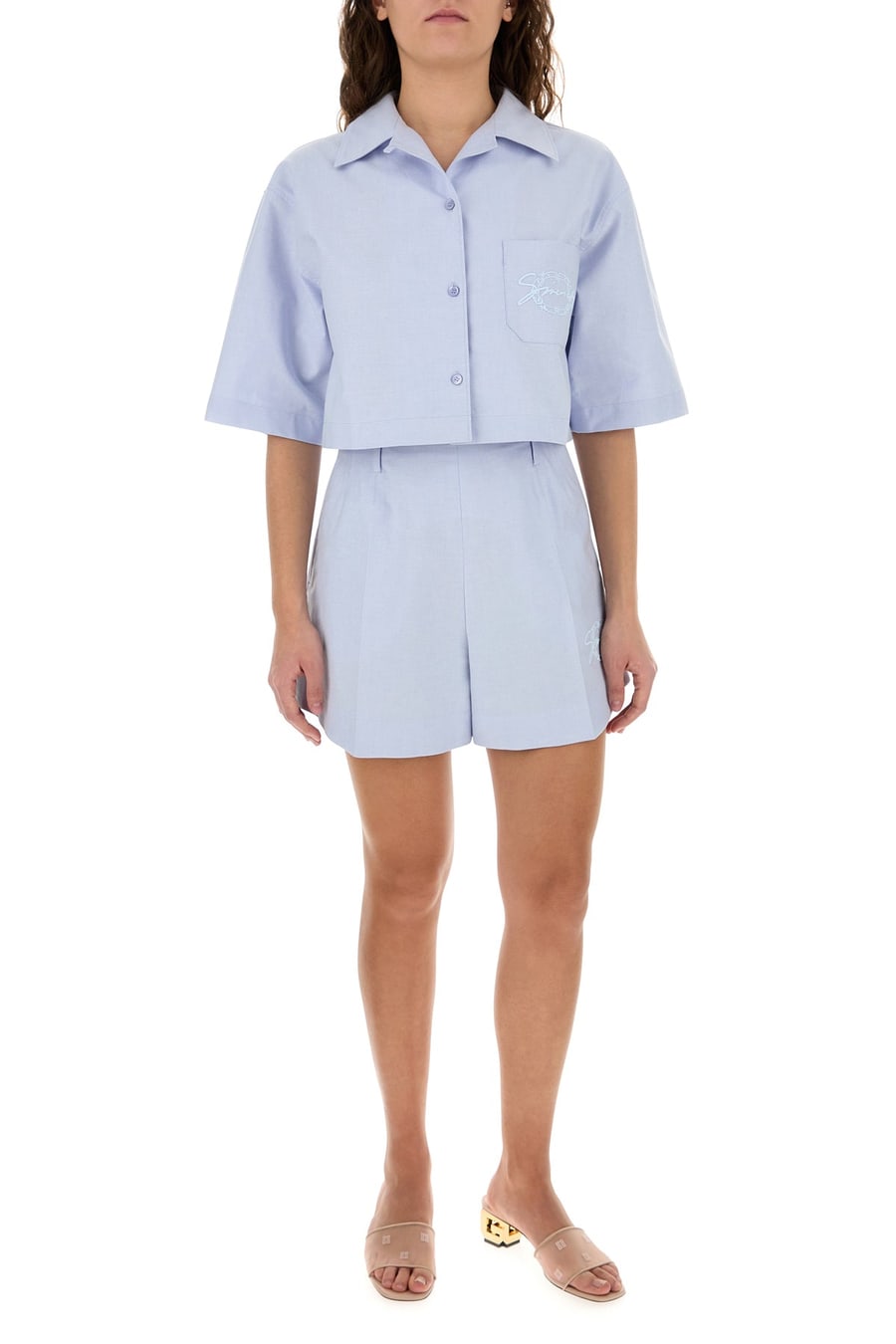Givenchy Camicia in cotone carta da zucchero, view 6