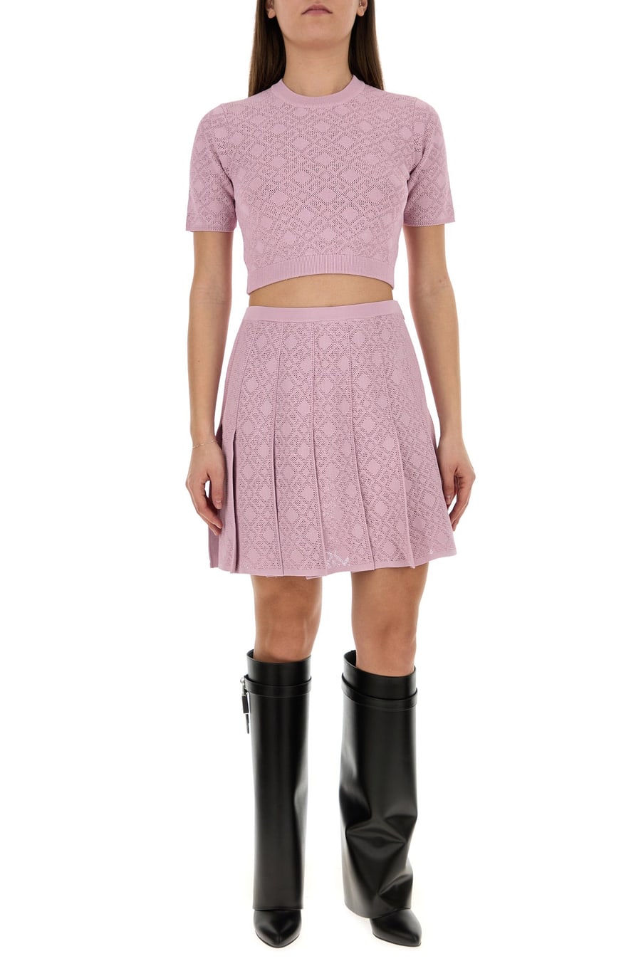 Givenchy Maglione in misto viscosa rosa, view 6