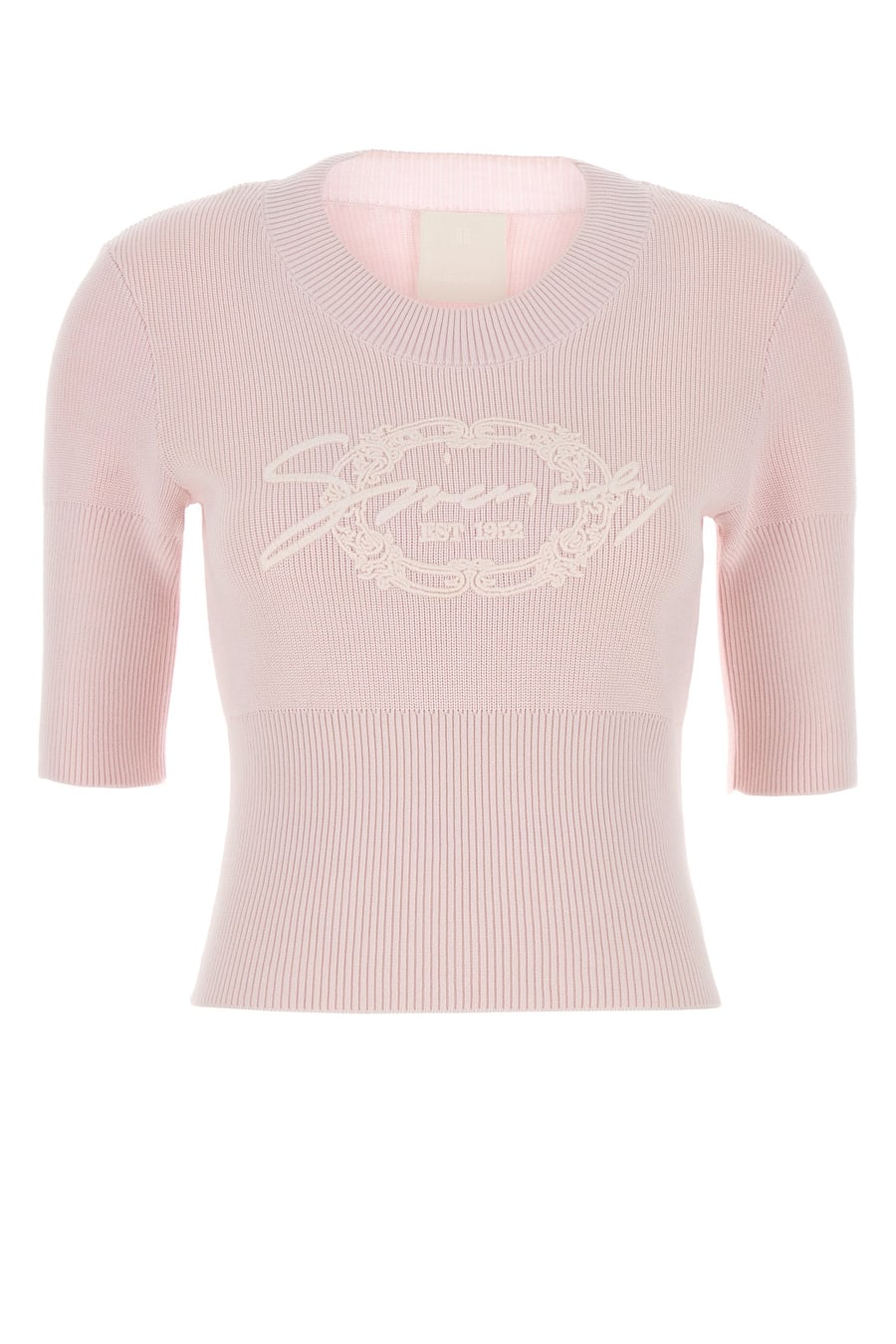 Givenchy Maglione in misto cotone rosa pastello