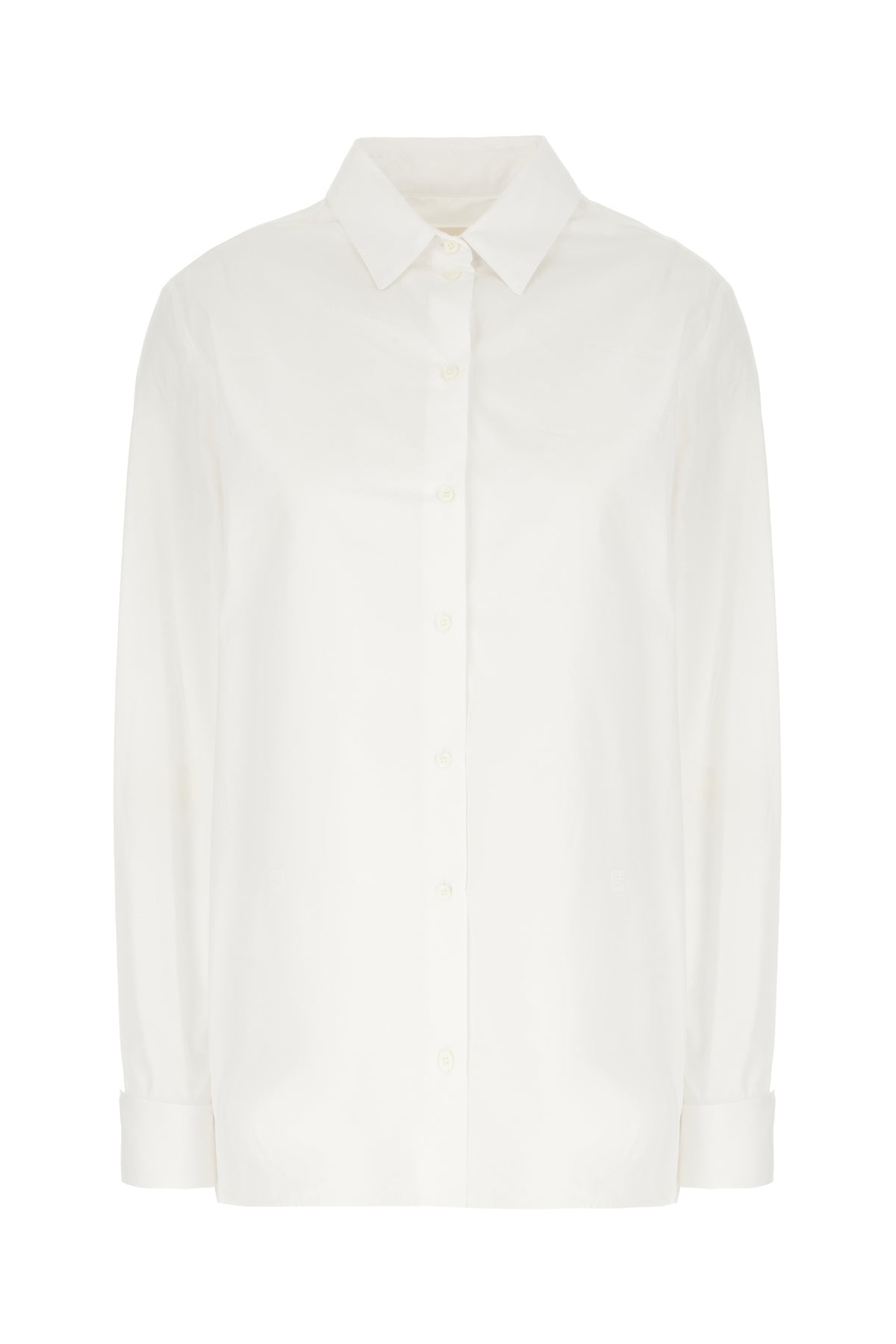 Givenchy Camicia oversize in popeline bianco