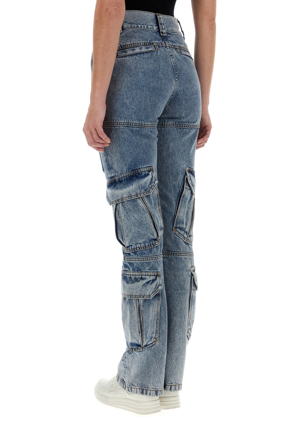 Givenchy Jeans cargo in denim, view 4