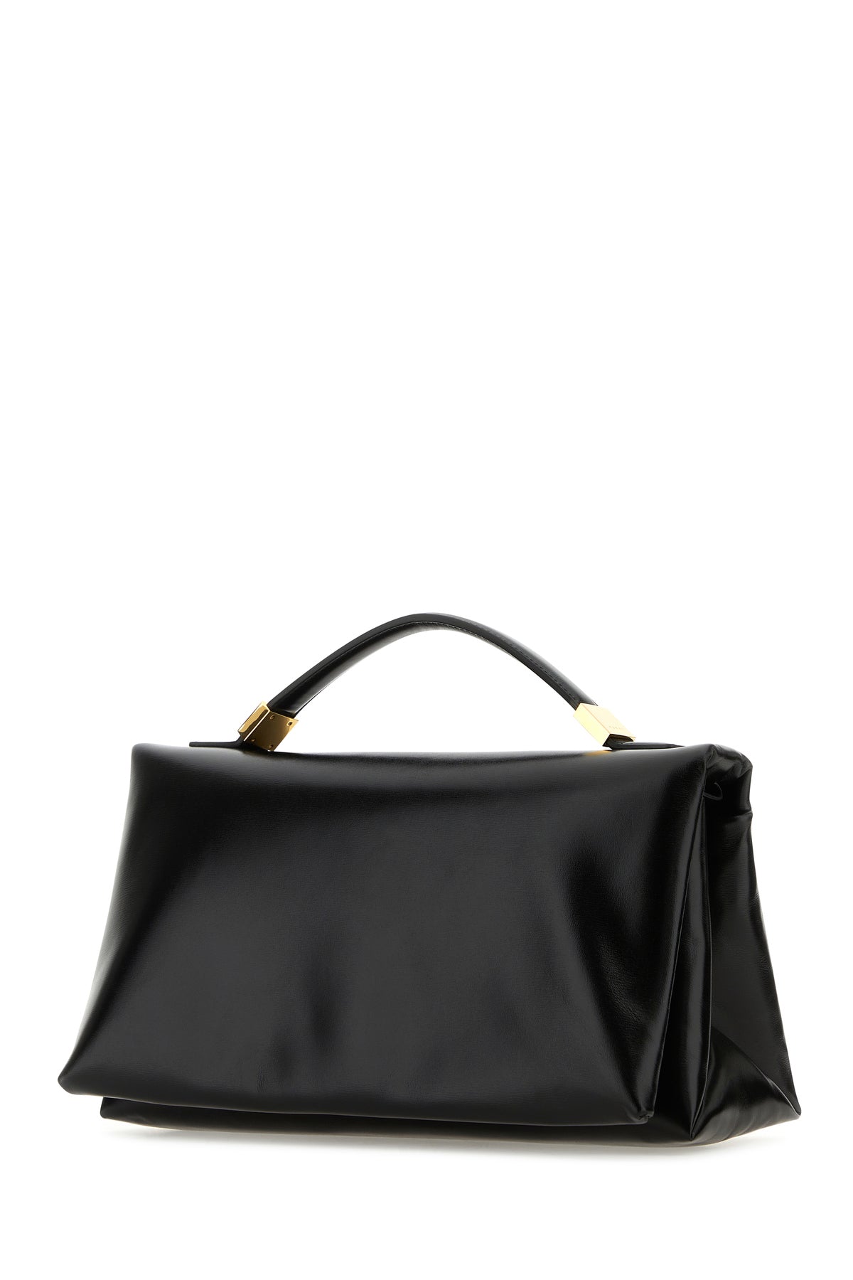 Marni Borsa a mano Prisma in pelle nera, view 2