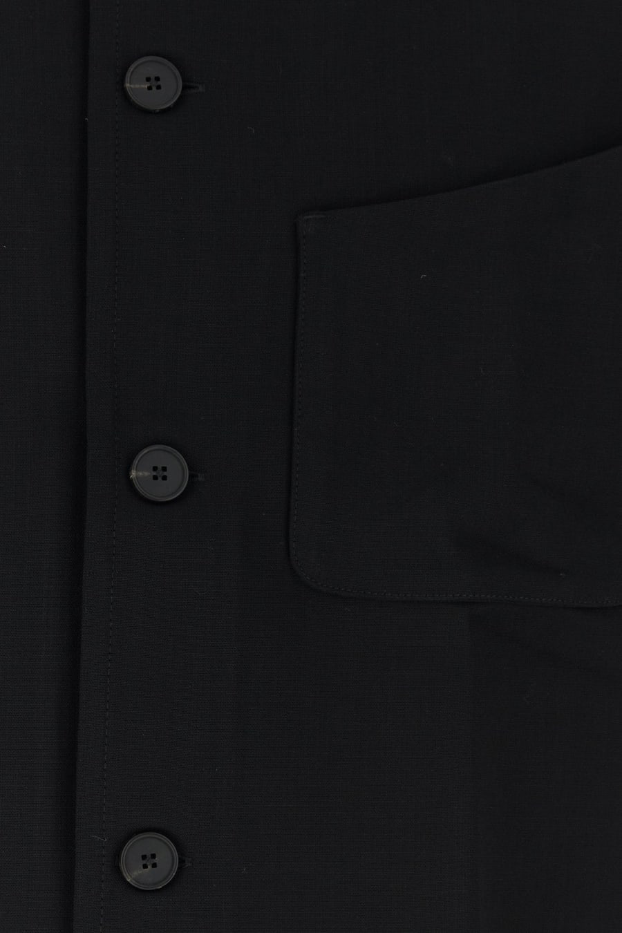 Givenchy Camicia in misto lana nera, view 5