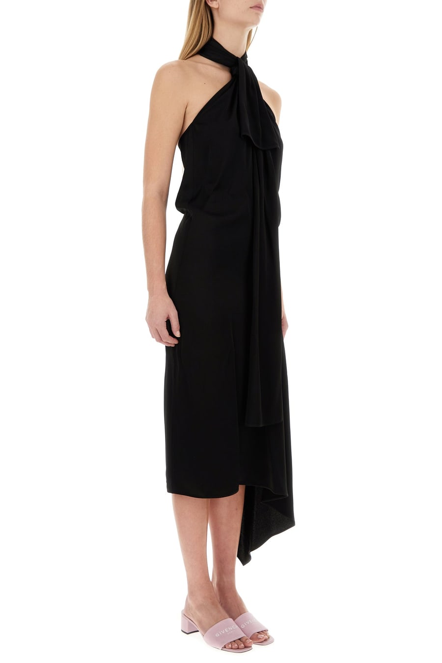Givenchy Abito in crepe nero, view 3