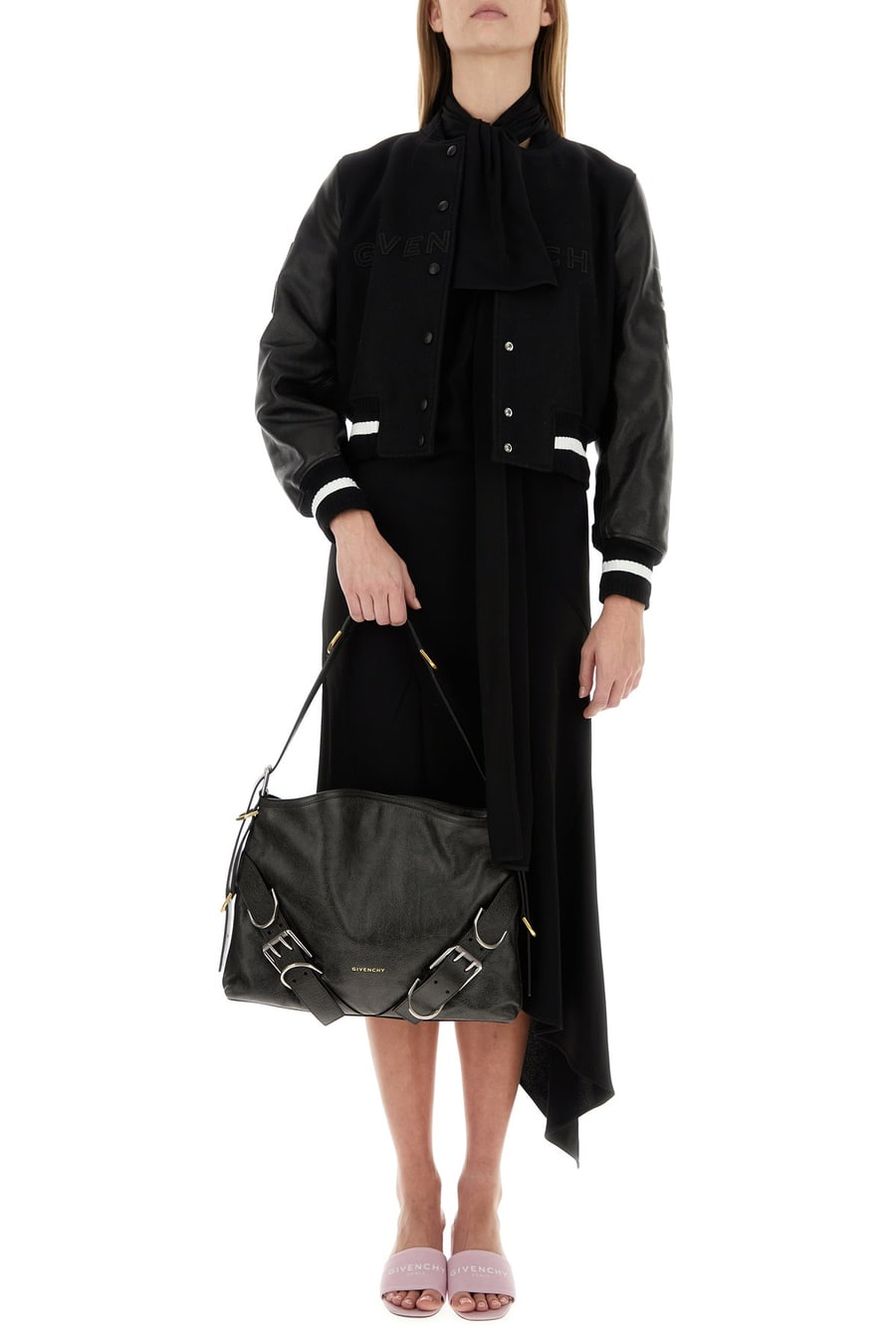 Givenchy Abito in crepe nero, view 6