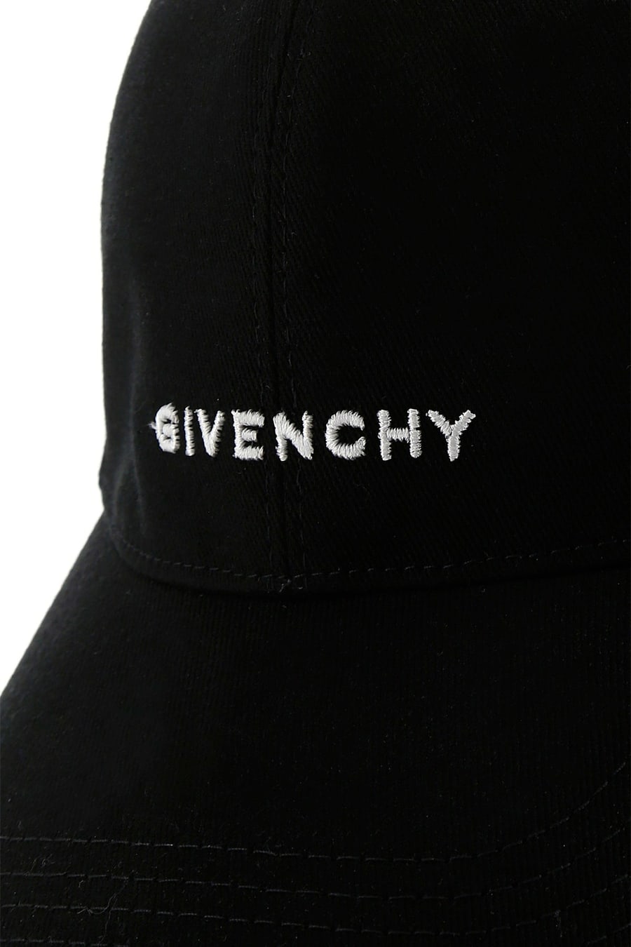 Givenchy Cappello da baseball in cotone nero, view 4