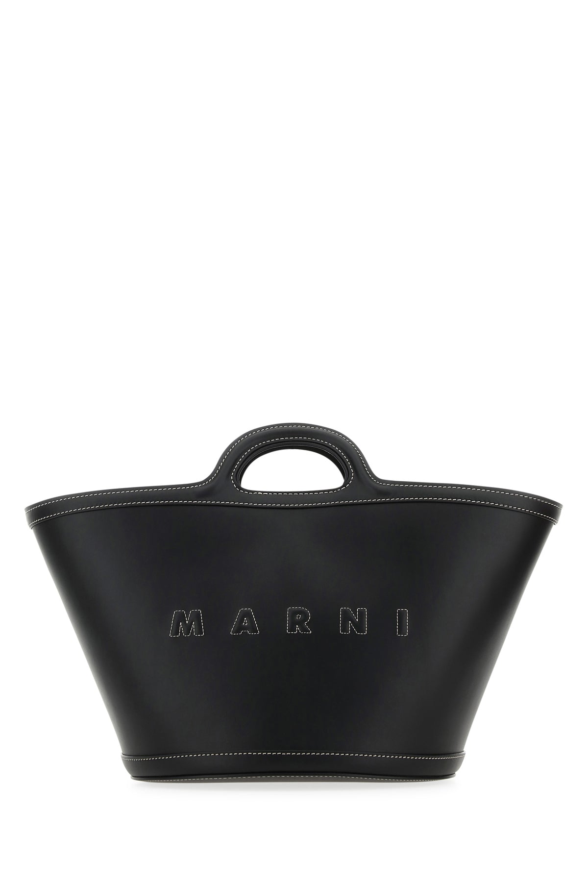 Marni Borsa a mano Tropicalia piccola in pelle nera