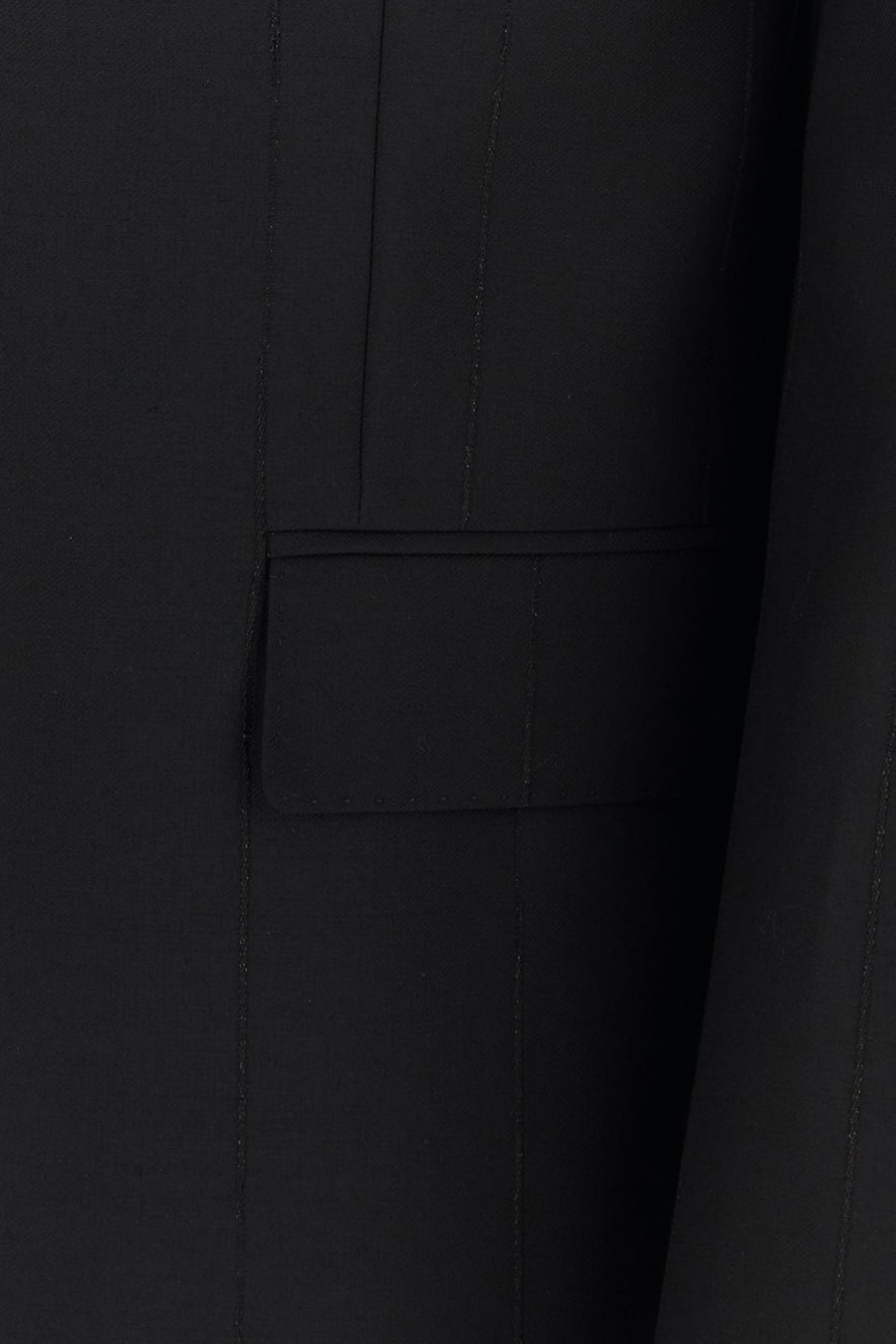 Givenchy Giacca in misto lana stretch nera, view 5