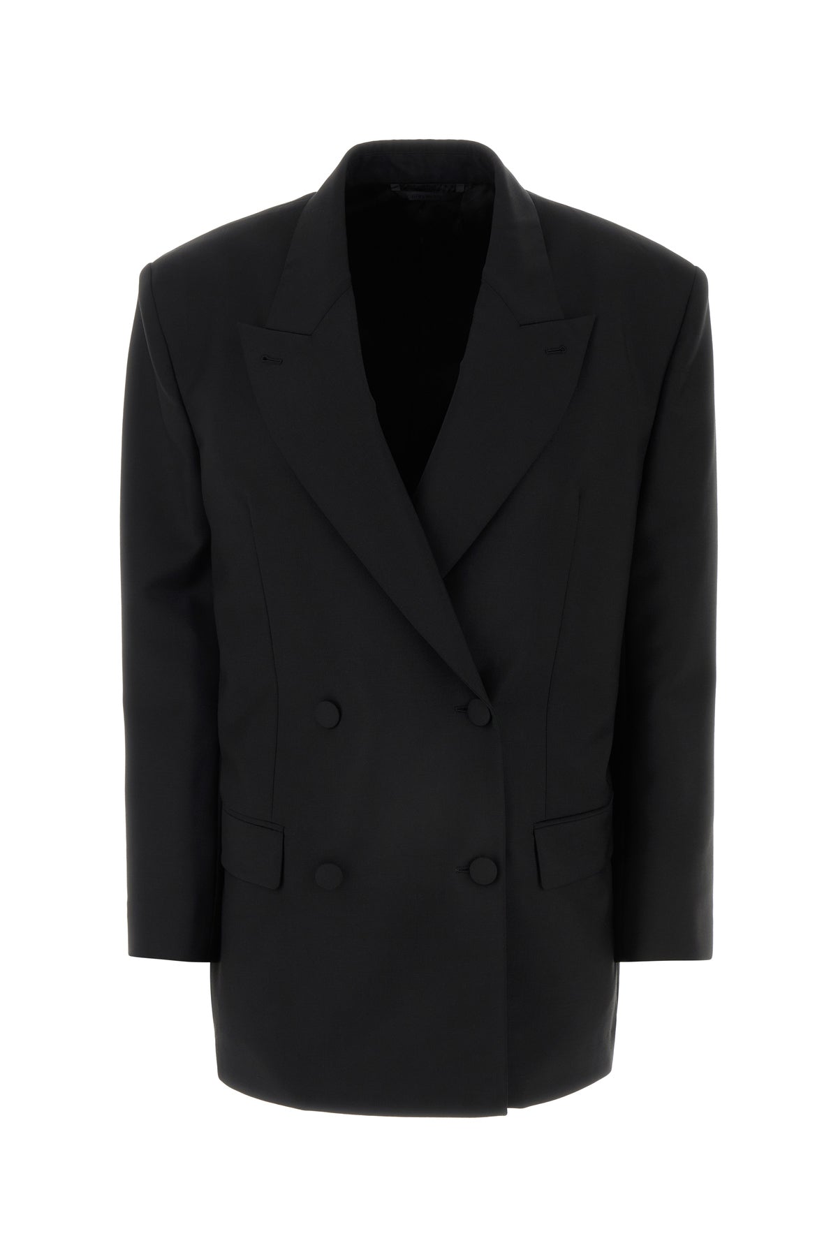 Givenchy Giacca oversize in misto lana nera