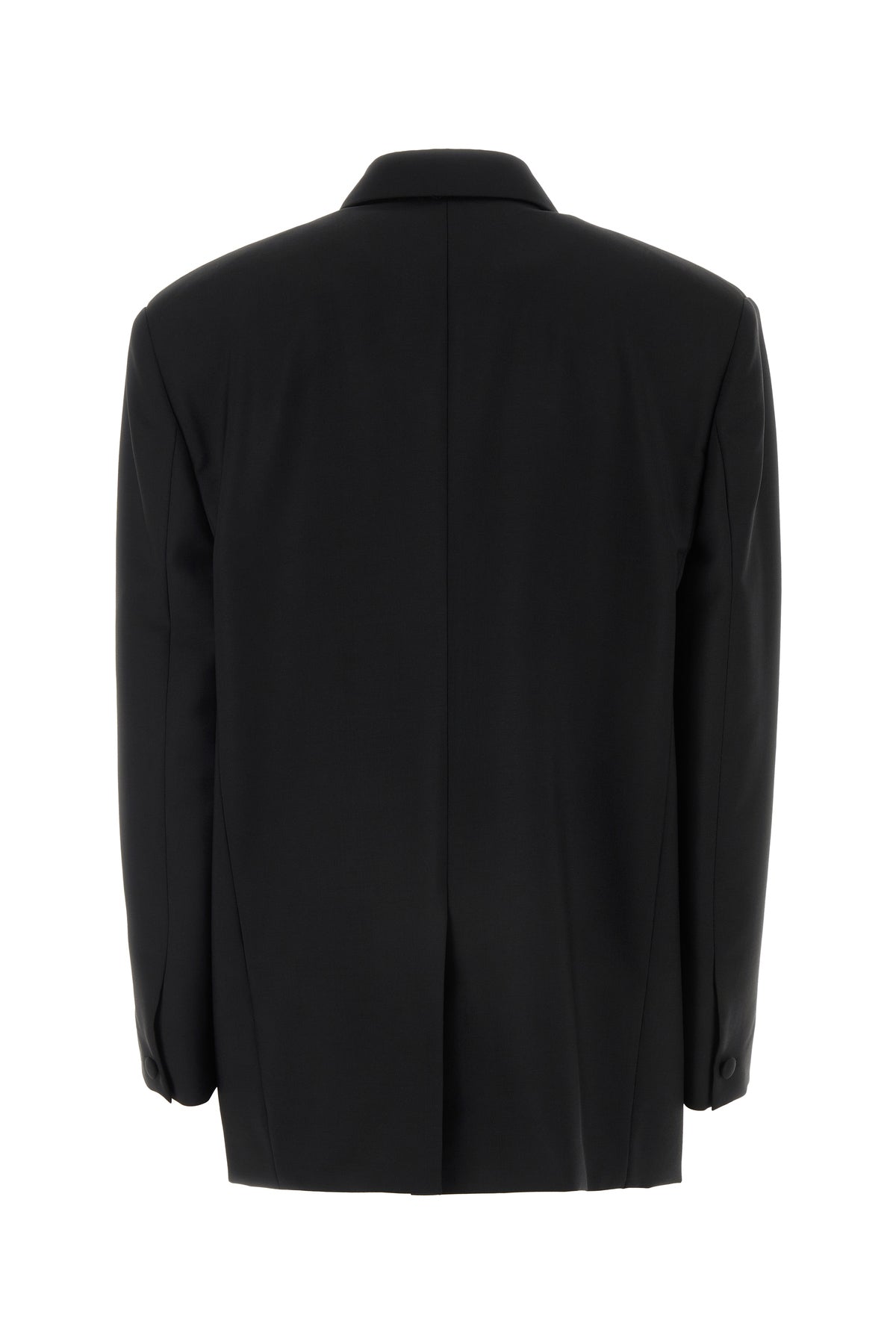 Givenchy Giacca oversize in misto lana nera, view 2