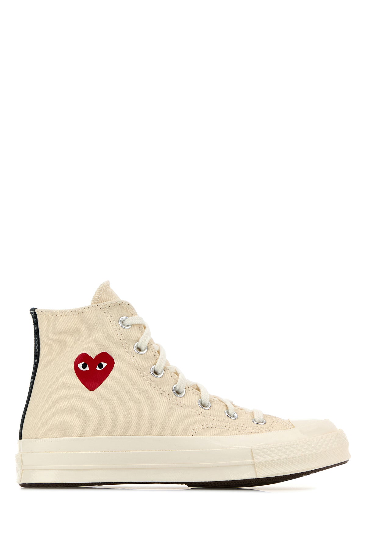 COMME DES GARCONS PLAY Sneakers Comme Des Garçons X Converse in tela avorio
