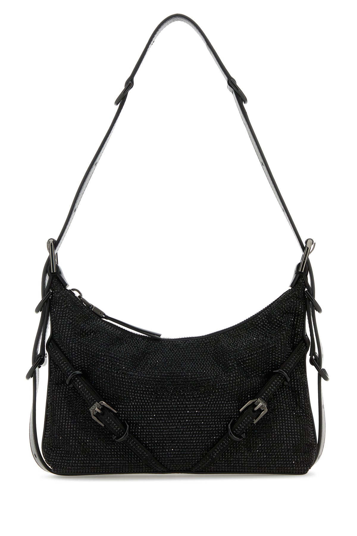 Givenchy Borsa a spalla Voyou mini in tessuto nero