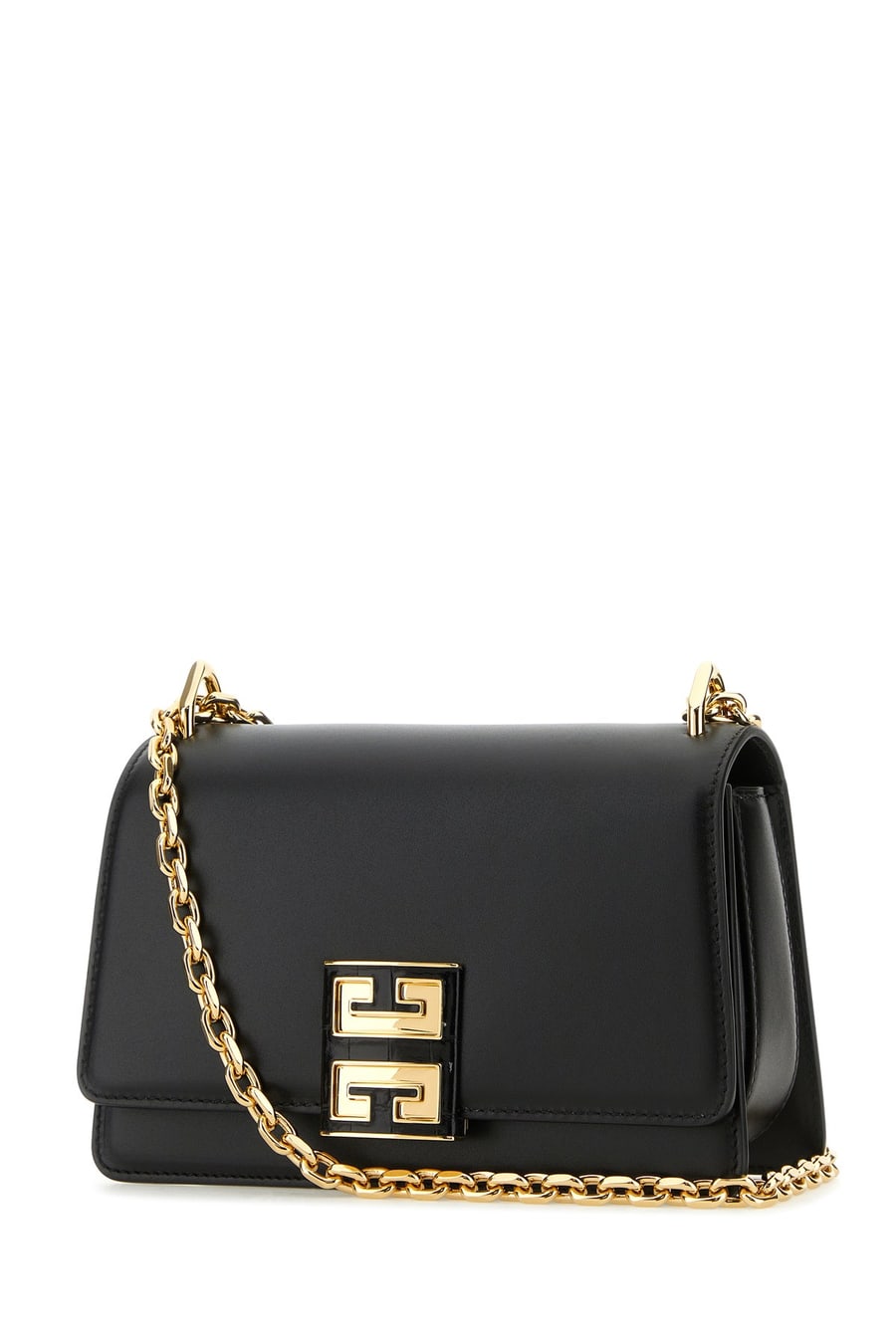 Givenchy Borsa a spalla 4G piccola in pelle nera, view 2