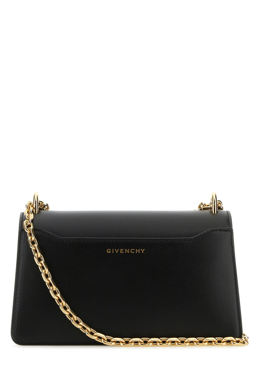 Givenchy Borsa a spalla 4G piccola in pelle nera, view 3