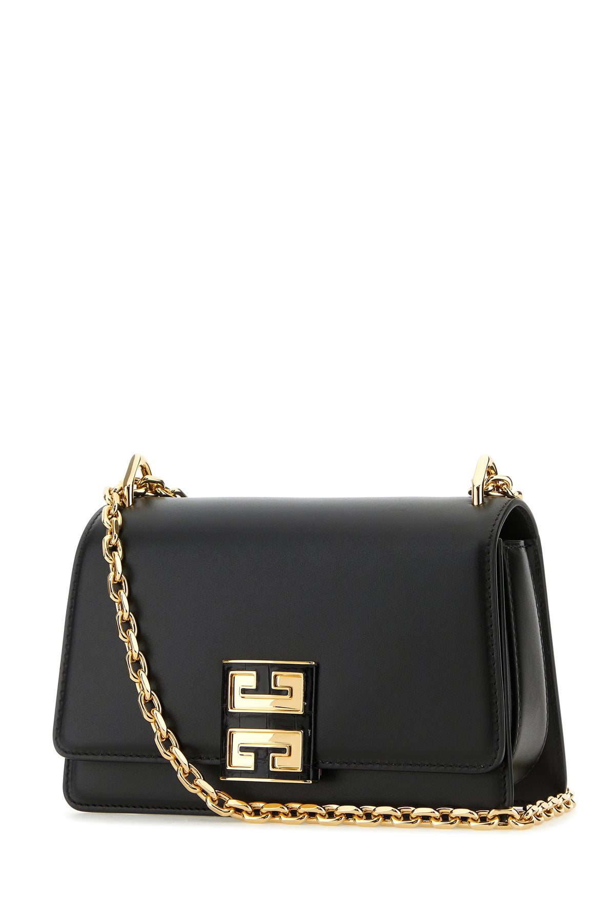 Givenchy Borsa a spalla 4G piccola in pelle nera, view 2