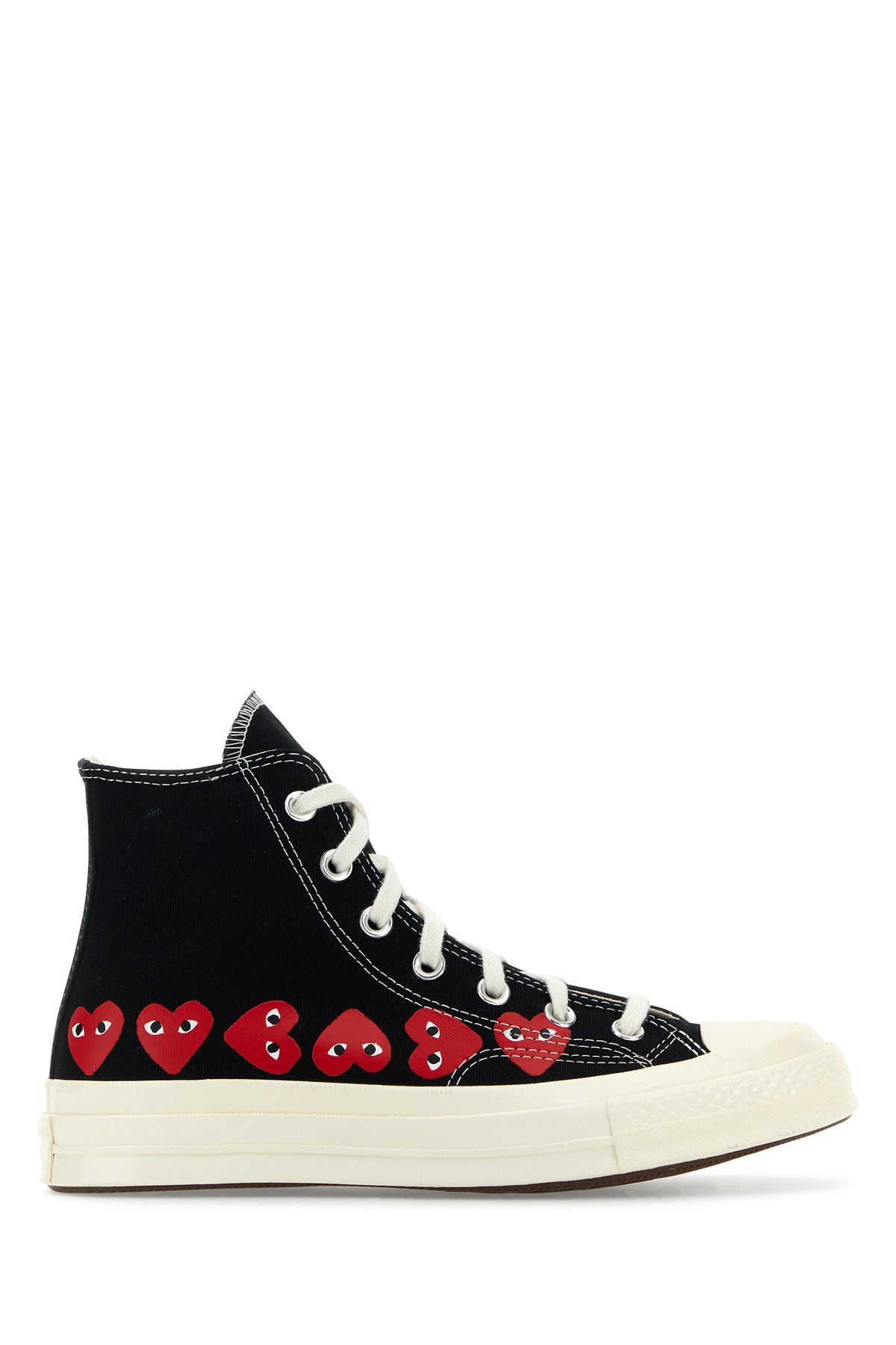COMME DES GARCONS PLAY Sneakers Comme Des Garçons X Converse in tela nera