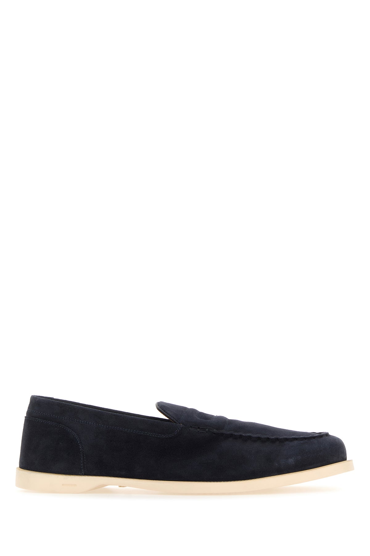 JOHN LOBB Mocassini Pace in pelle scamosciata blu navy