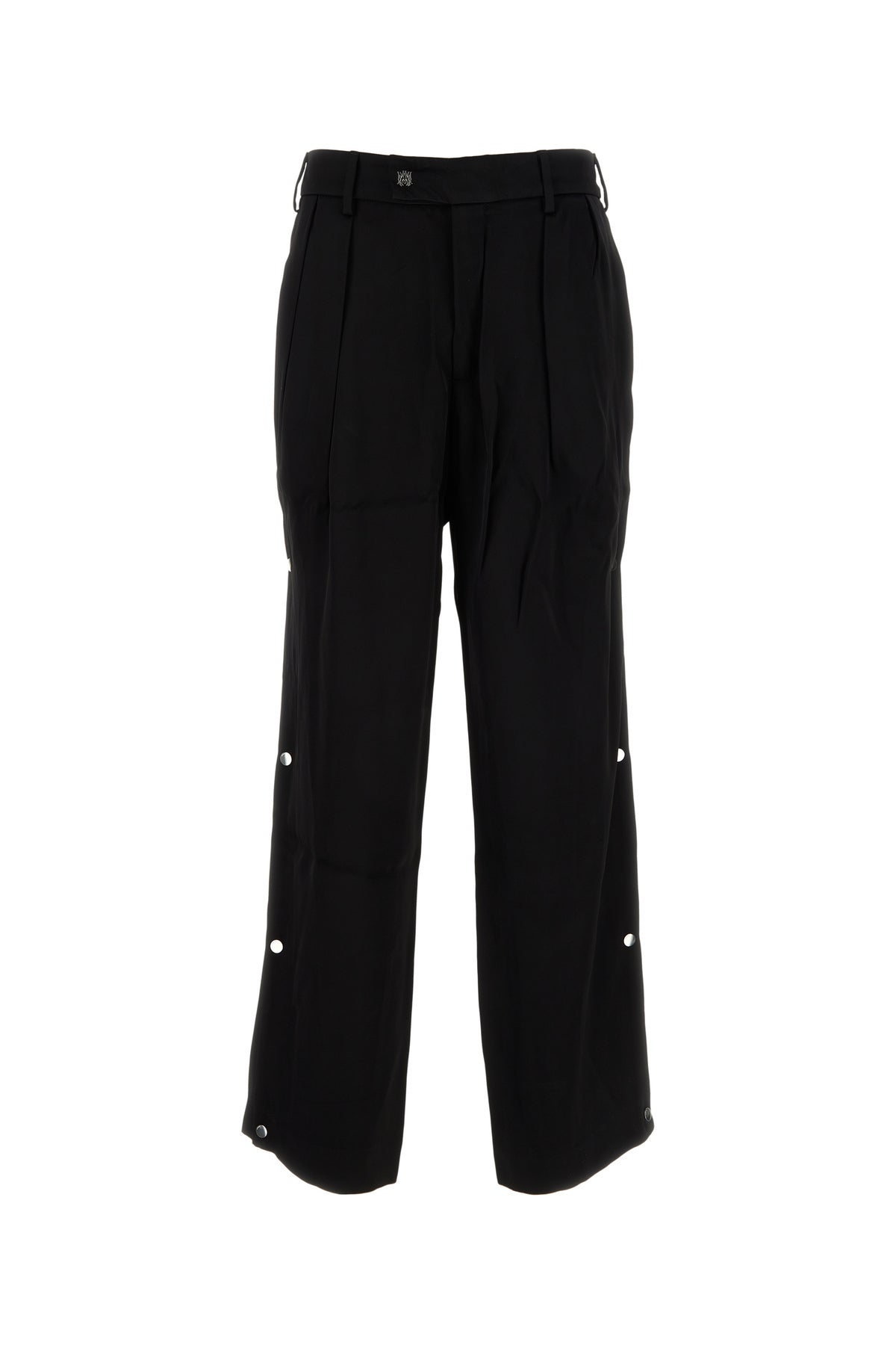 Amiri Pantalone in viscosa nera