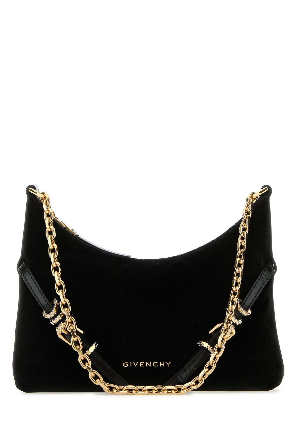 Givenchy Borsa a spalla Voyou Party in velluto nero