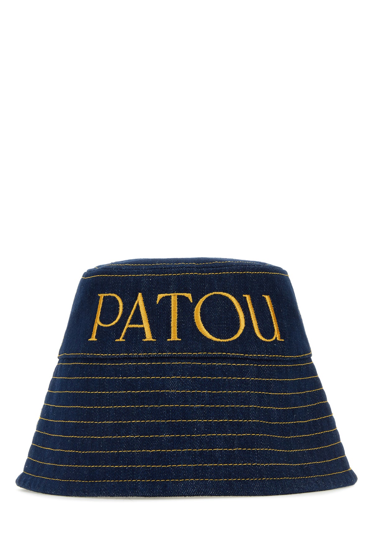 PATOU Cappello da pescatore in denim blu scuro