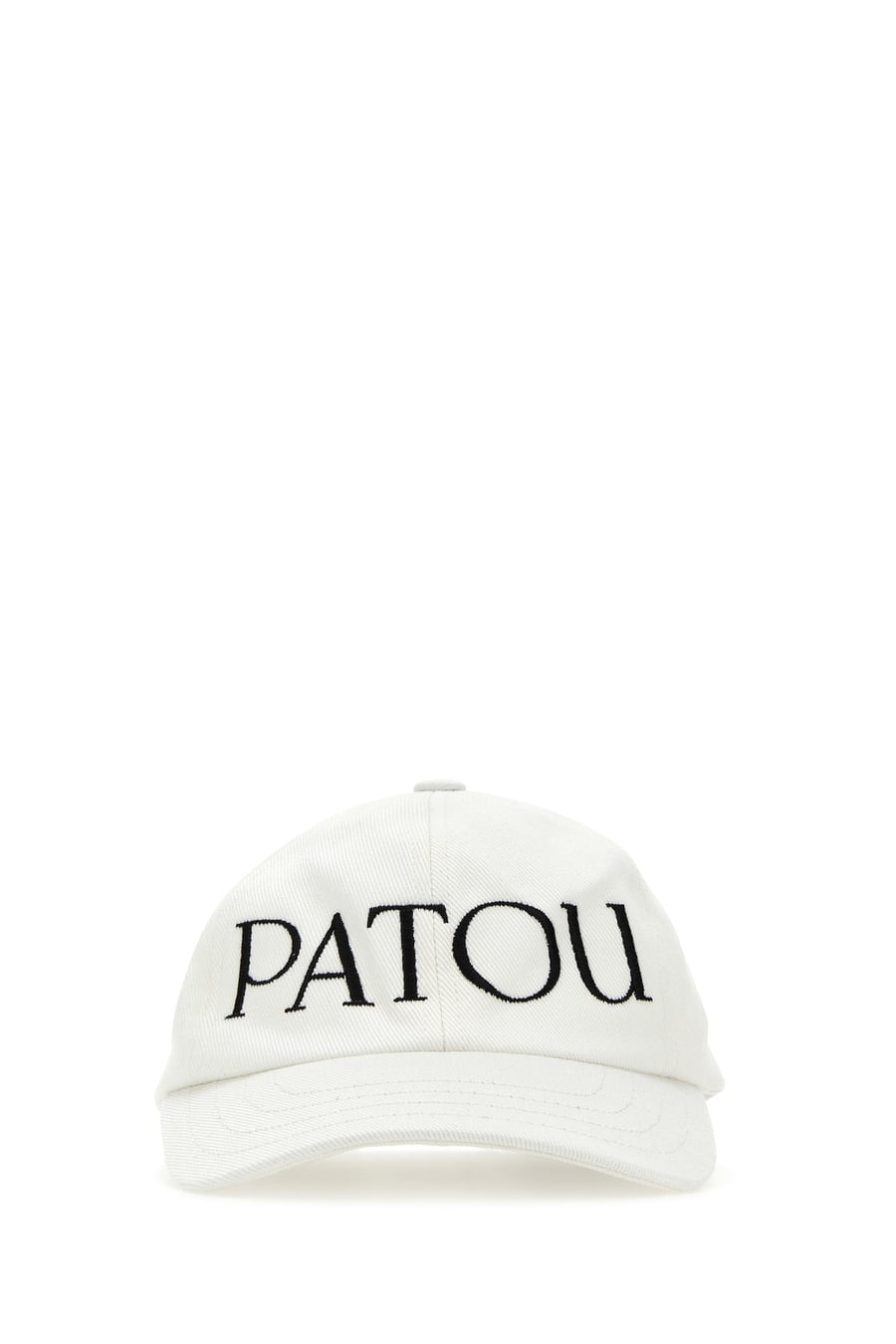 PATOU Cappello da baseball in cotone bianco