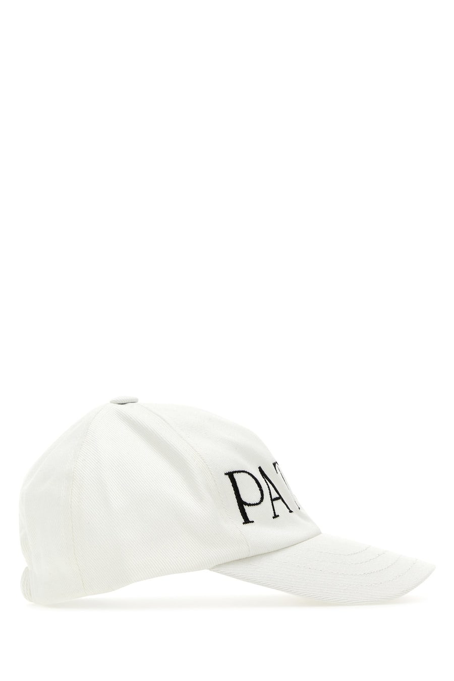 PATOU Cappello da baseball in cotone bianco, view 2