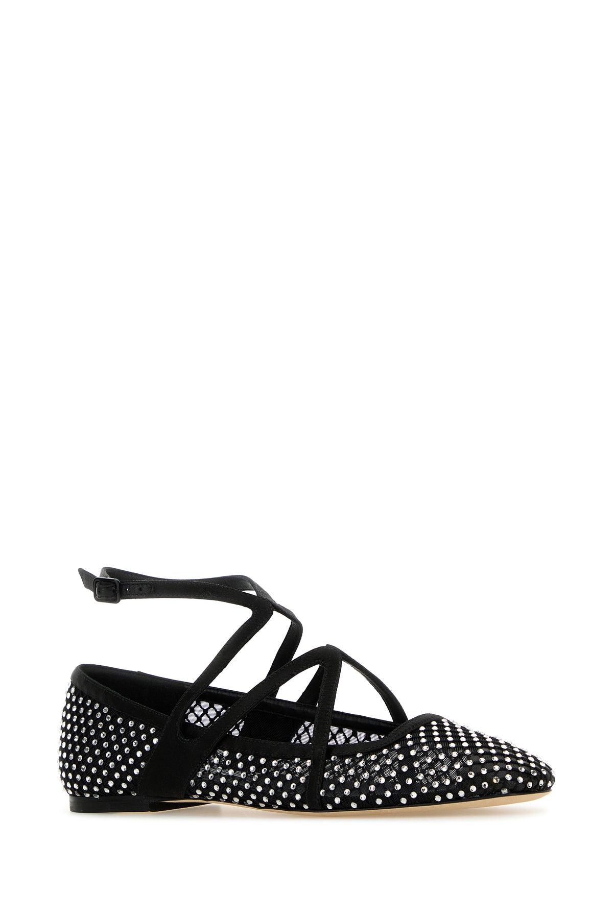Jimmy Choo Ballerine Astoria in rete decorata, view 2
