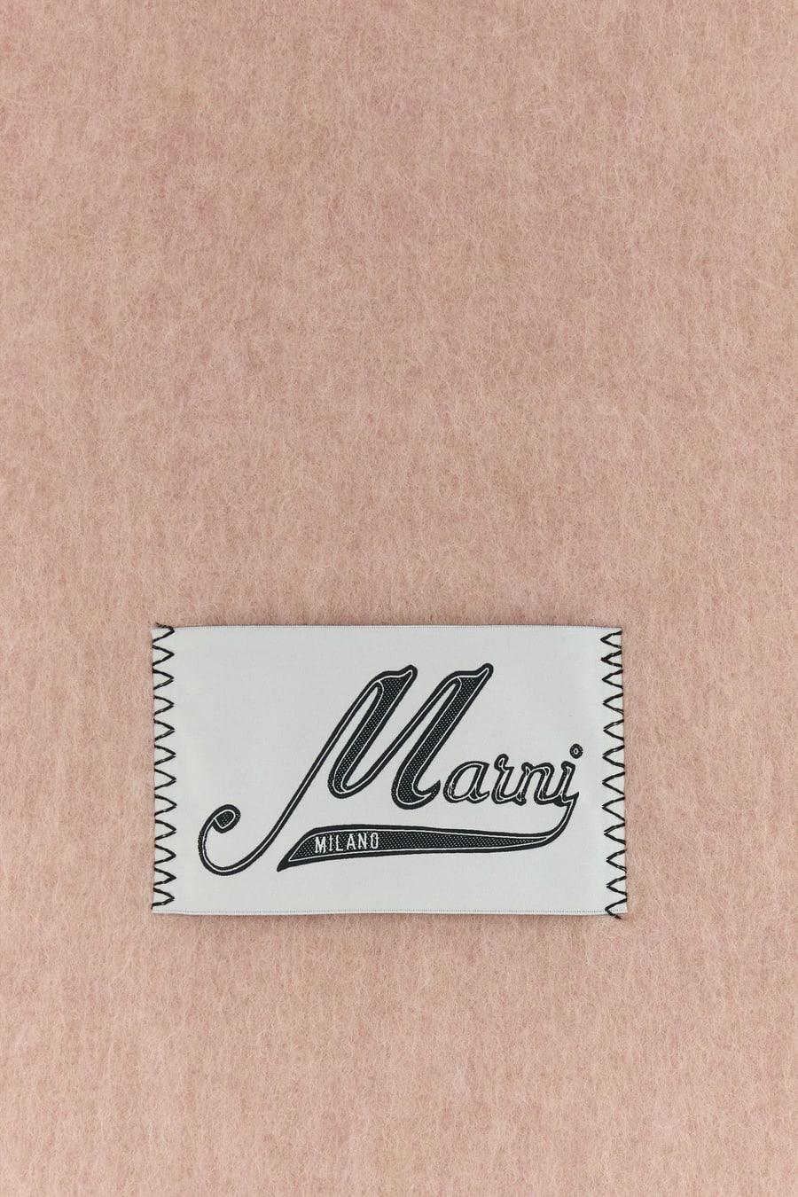 Marni Sciarpa in misto alpaca rosa, view 3
