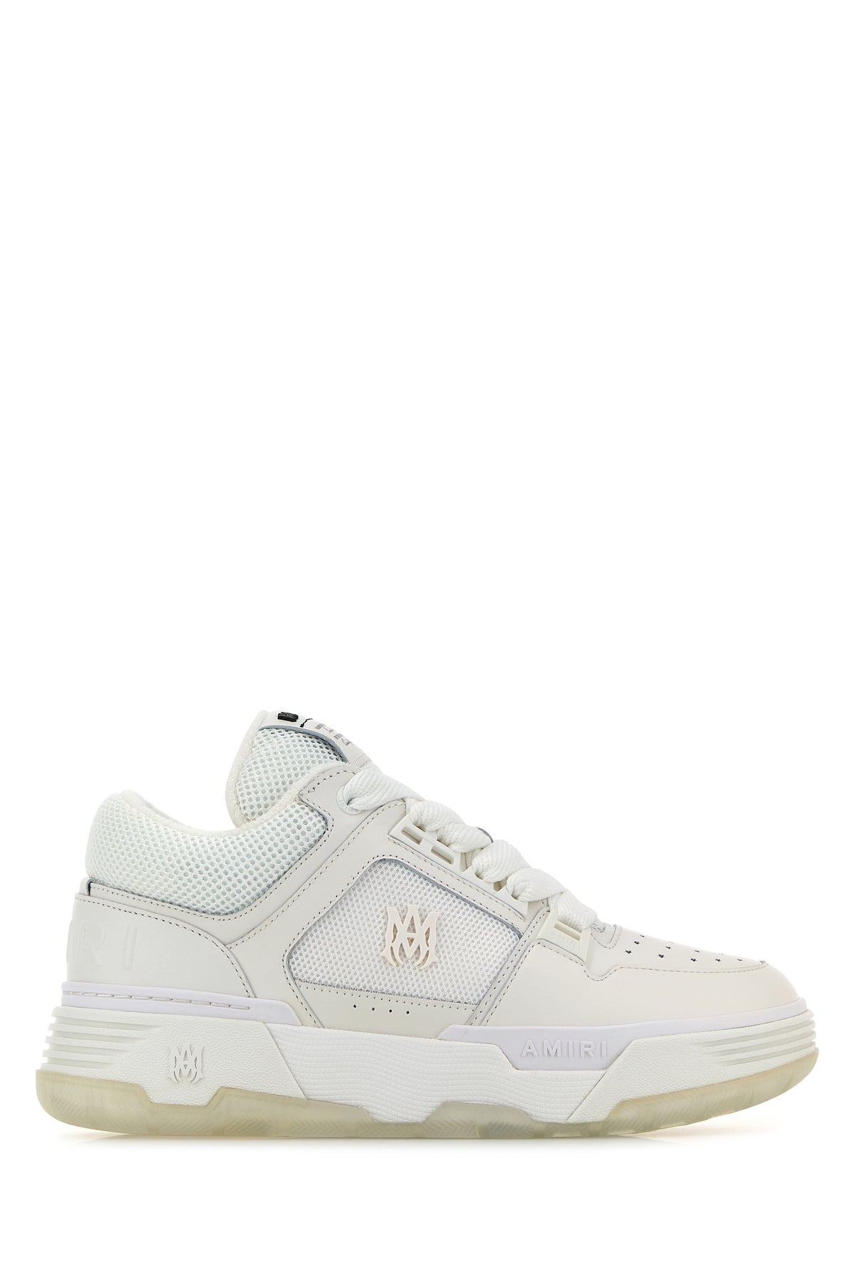 Amiri Sneakers MA-1 bianche in pelle e tessuto
