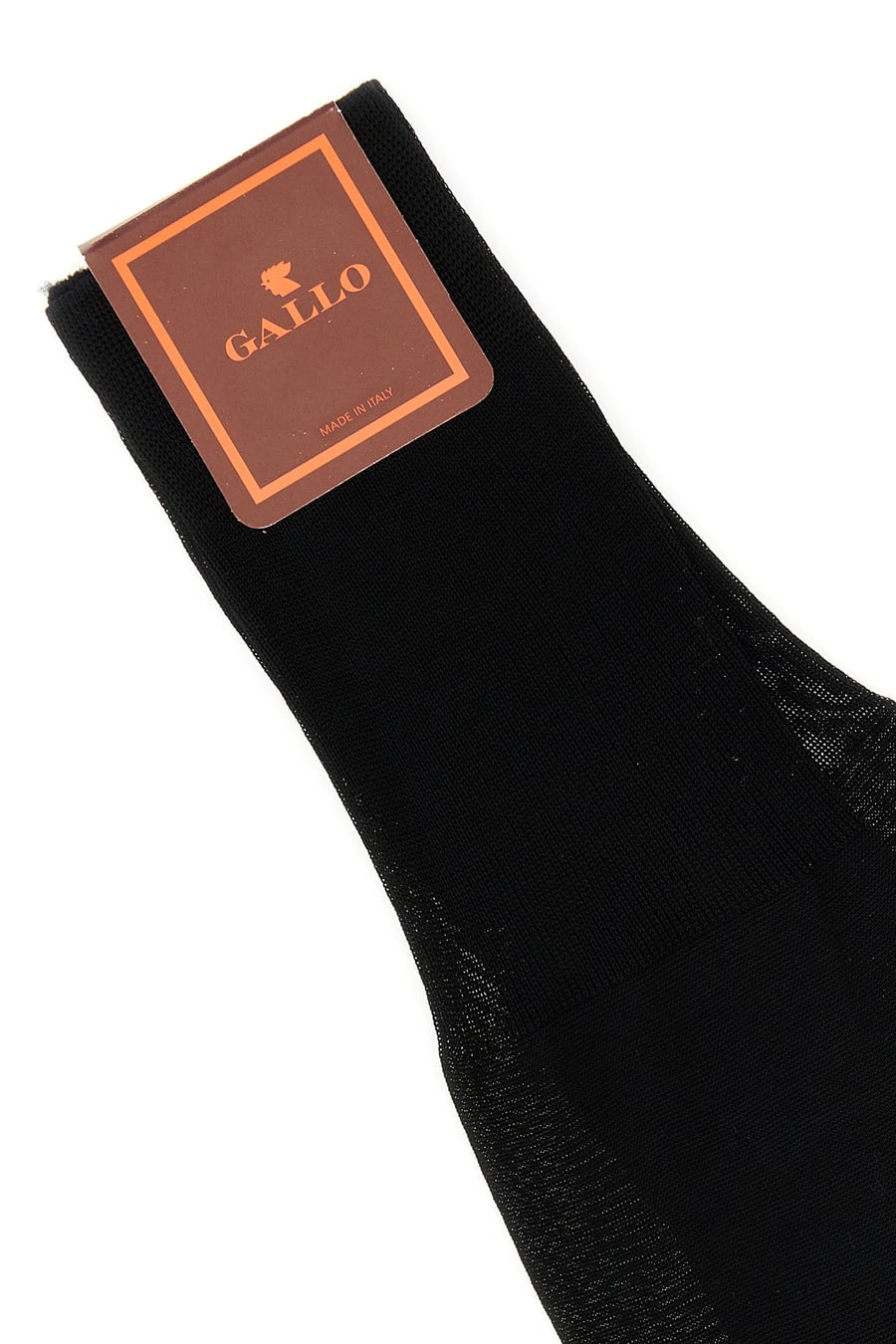 GALLO Calze in cotone nero, view 3