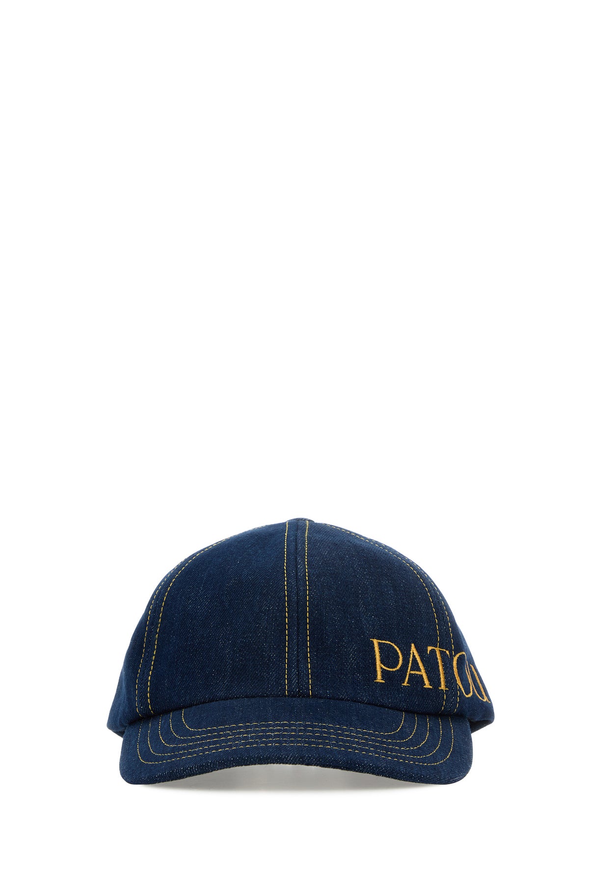 PATOU Cappello da baseball in denim blu
