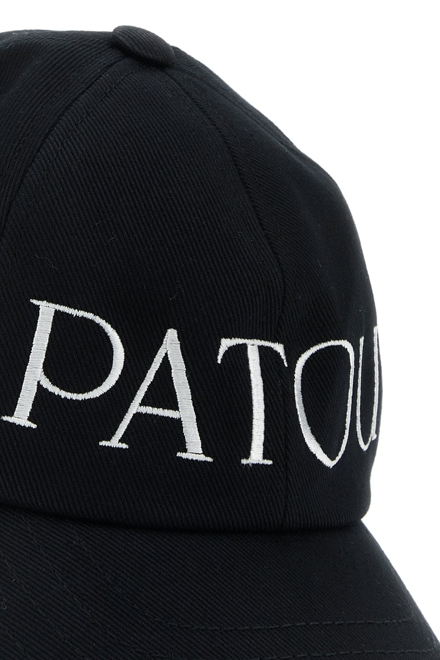 PATOU Cappello da baseball in cotone nero, view 4