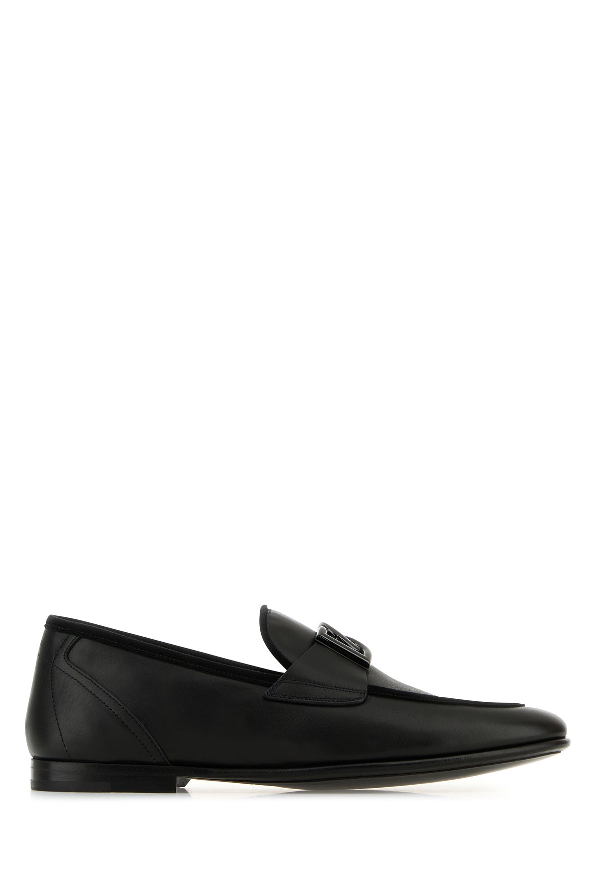 Dolce & Gabbana Mocassini Erice in pelle nera