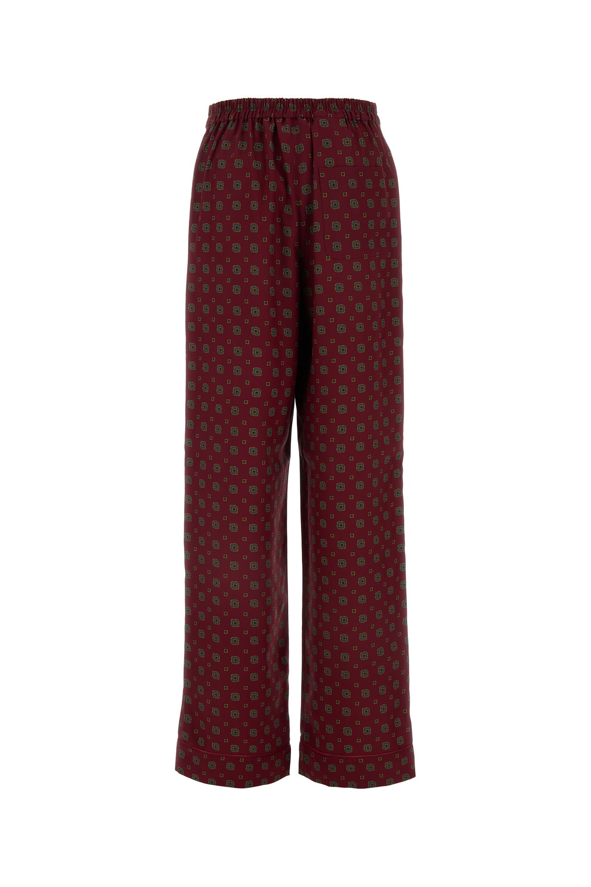 Moschino Pantalone in seta stampata, view 2