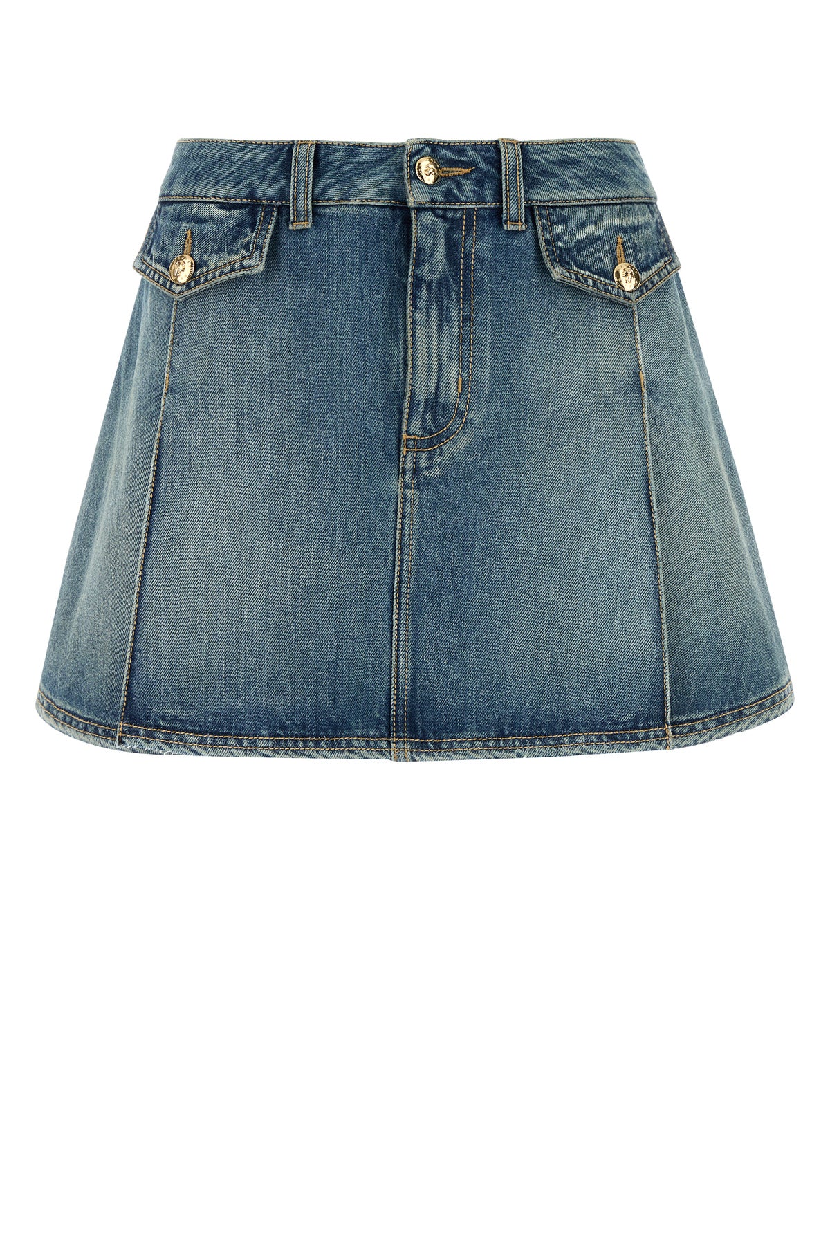 Alexander McQueen Minigonna in denim